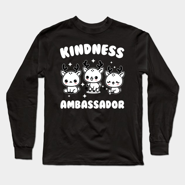 Kindness Ambassador Long Sleeve T-Shirt by TwirlArt